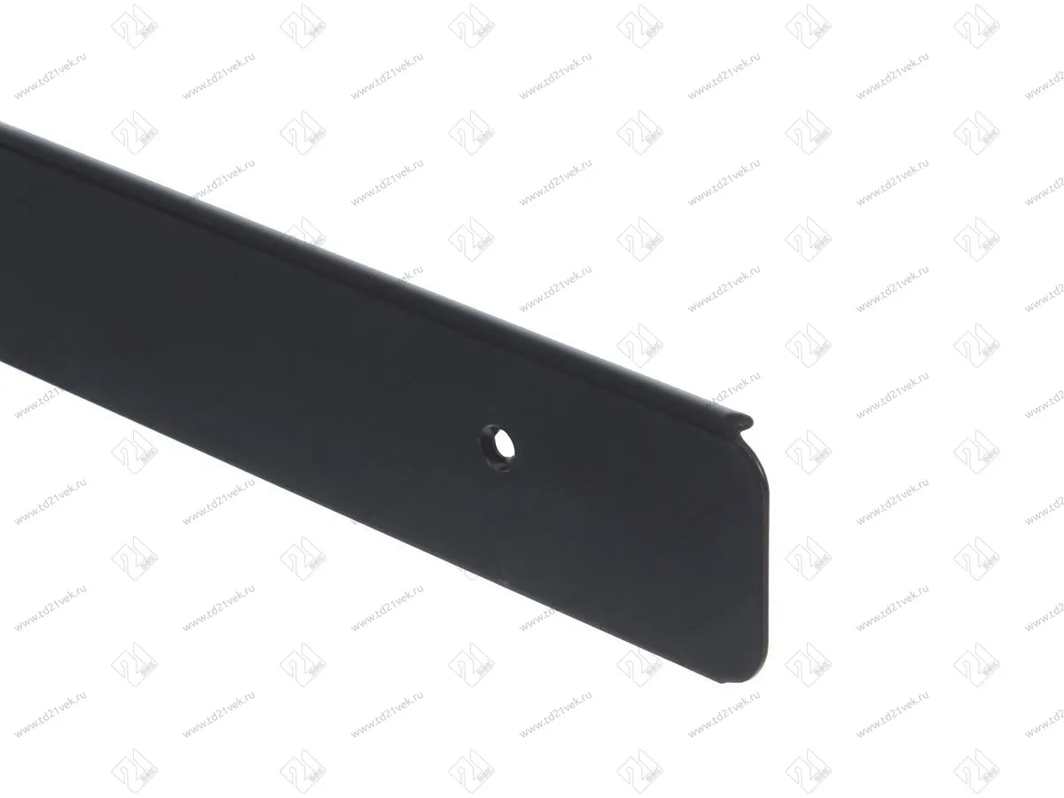 Планка ЧЕРНАЯ торцевая алюм. (универсал.) 38 мм 1519У  <20/200> 1
