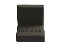 Уголок крепежный 25x25 мм толщ.1,2мм с крышкой, черный 10-419P <200/2000>