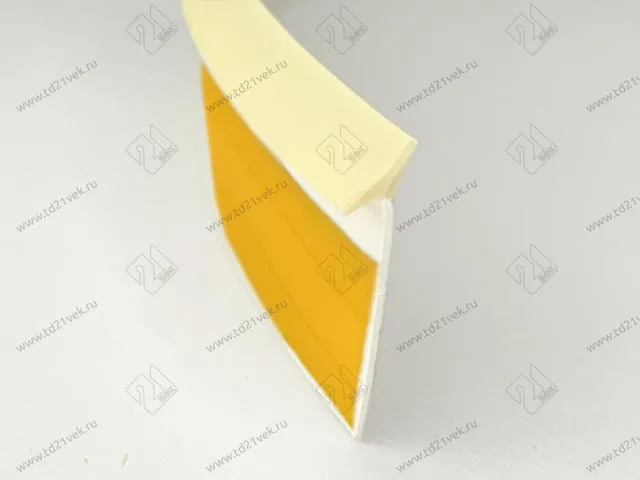 Уплотнительный гибкий плинтус для столешницы Аврора 7мм со скотчем, 1 бобина 5м, бежевый 1