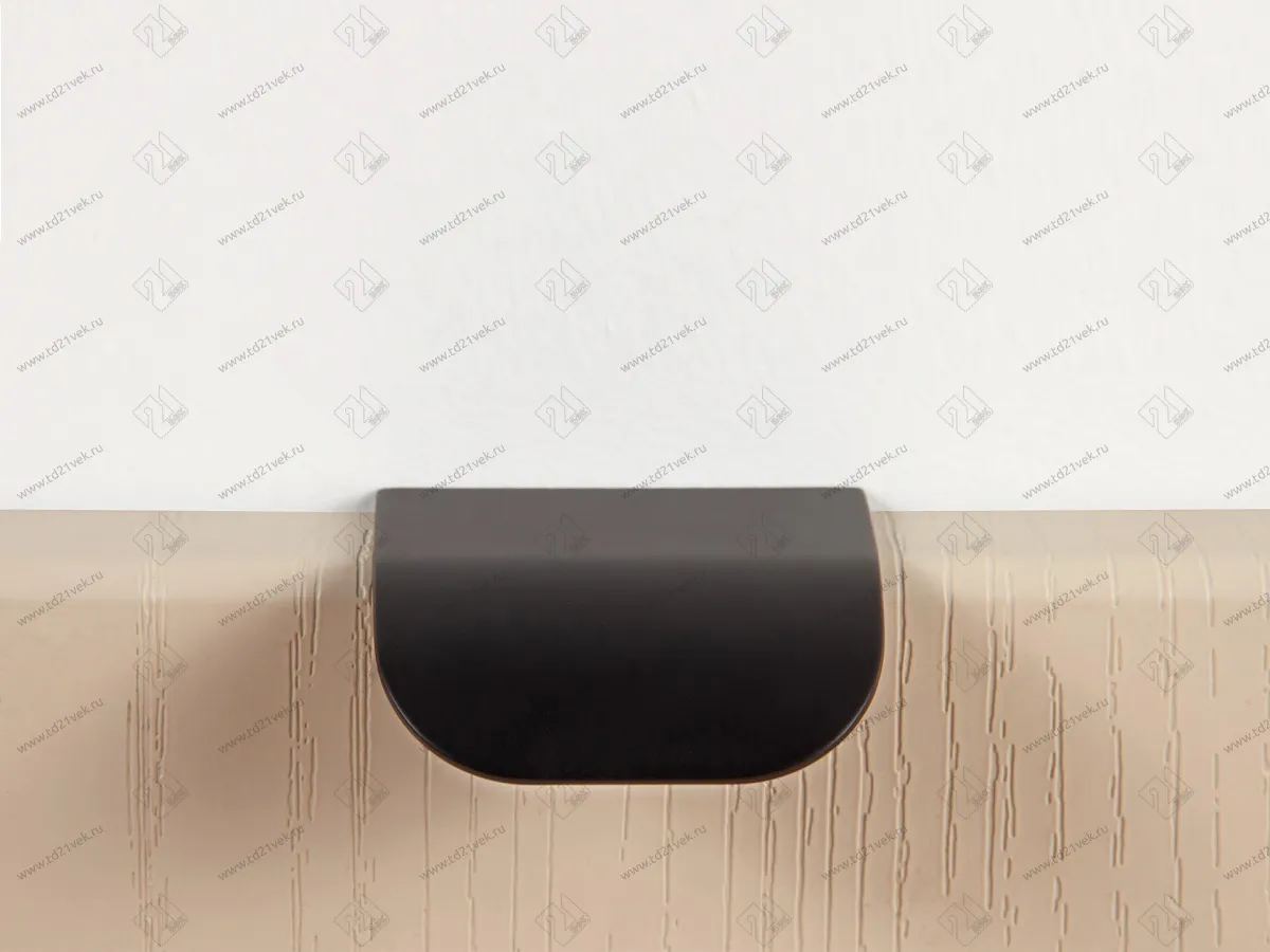 RT011BL.1/32 Ручка торцевая 32 мм матовый чёрный <60> 2