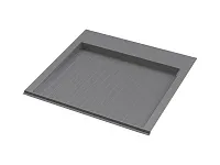 S-2262-G Поддон гигиенический под мойку Starax в базу 600мм (620x580x40) серый