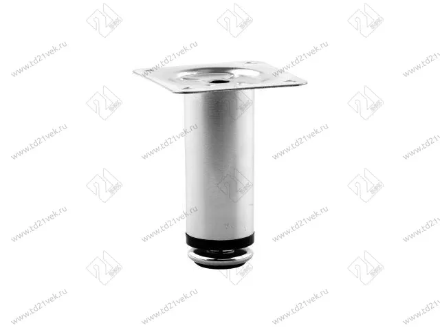 N0010-120 Опора мебельная регулируемая малая 30*120 мм, хром <80> 1