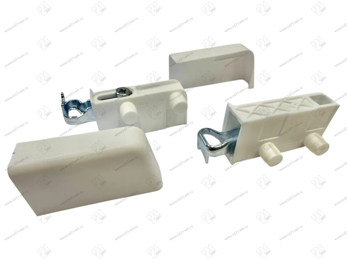 Навес для шкафа L+R, заглушки-2шт. (под запрессовку), белый, Р130 1