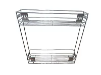 Бутылочница для кухни 150 мм (100x460x480мм) c шариковыми направляющими без доводчика, h35 мм