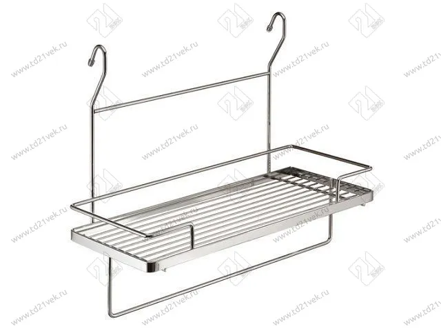 YJ-G214B Полка с держателем для полотенца (450х210х380) хром <4> 1