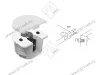 ACKRF016 Стяжка RAFFIX DUO d20*H12,5 мм с эксцентриком для плиты 16 мм, коричневая превью 4