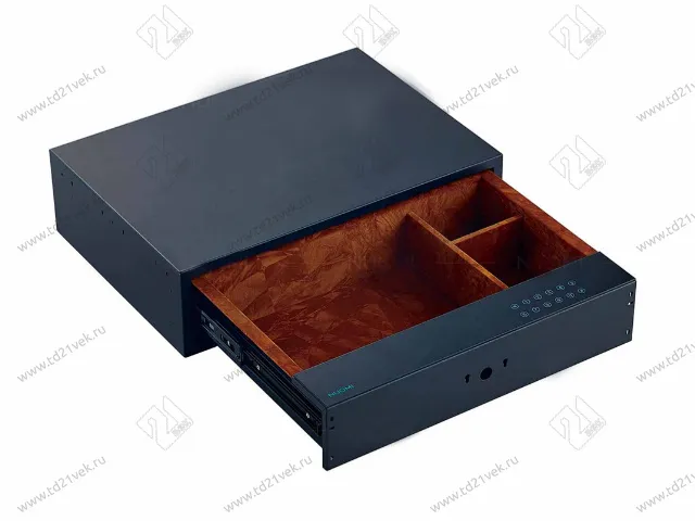 Сейф в шкаф, скрытый с электронным кодовым замком, 564х400х150 мм, в базу 600 мм, черный 4