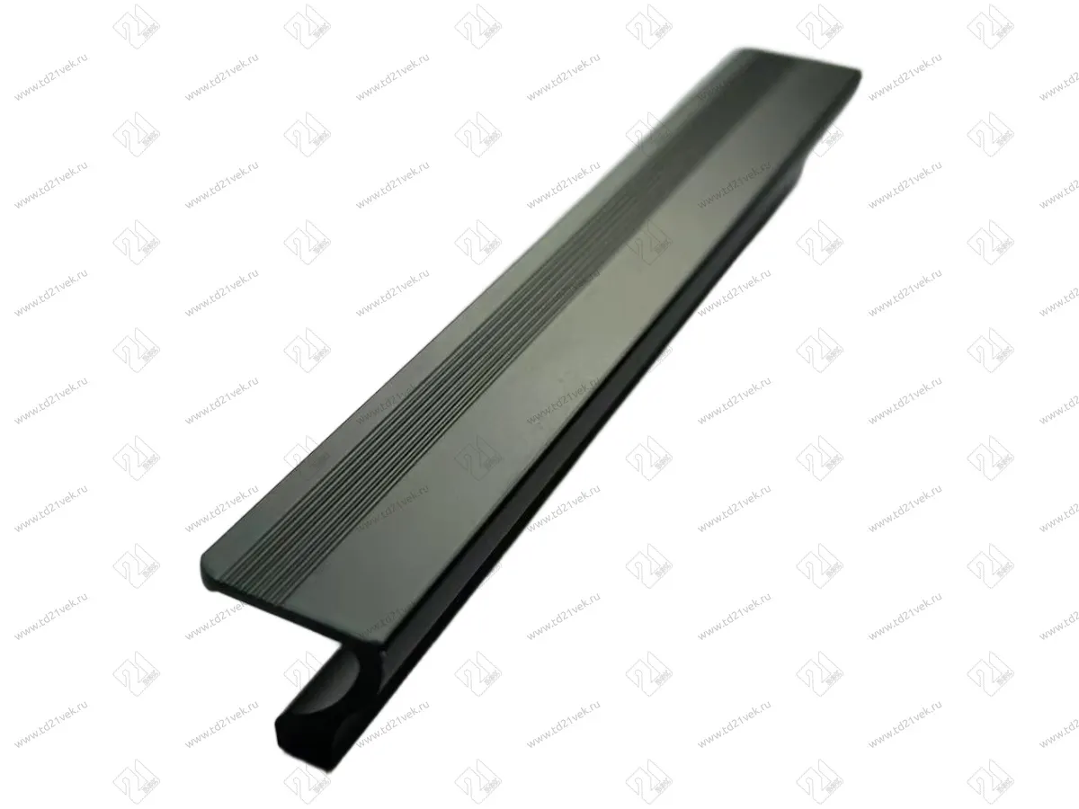Профиль-ручка 192мм (L212мм) черный матовый, PRUTOK 7 1