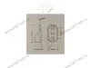 Штангодержатель овальный FLMCNK15H20007 H20*15мм 2отв.(никель) <500/1000> превью 2