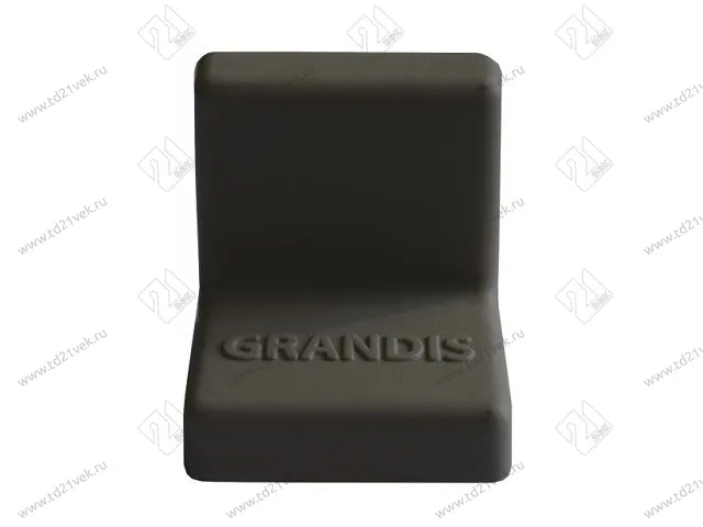 Уголок крепежный 25x25 мм толщ.1,2мм с крышкой, черный 10-419P <200/2000> 1