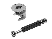 Стяжка эксцентриковая с саморезом (для плиты 16мм)