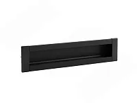 Ручка-раковина 128мм (L144мм) черный матовый