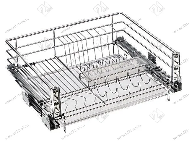 SND-03-600 Сушка выкатная c доводчиком в нижнюю базу 600 мм с поддоном с фас.крепл. (425*568*210 мм) <1> 1