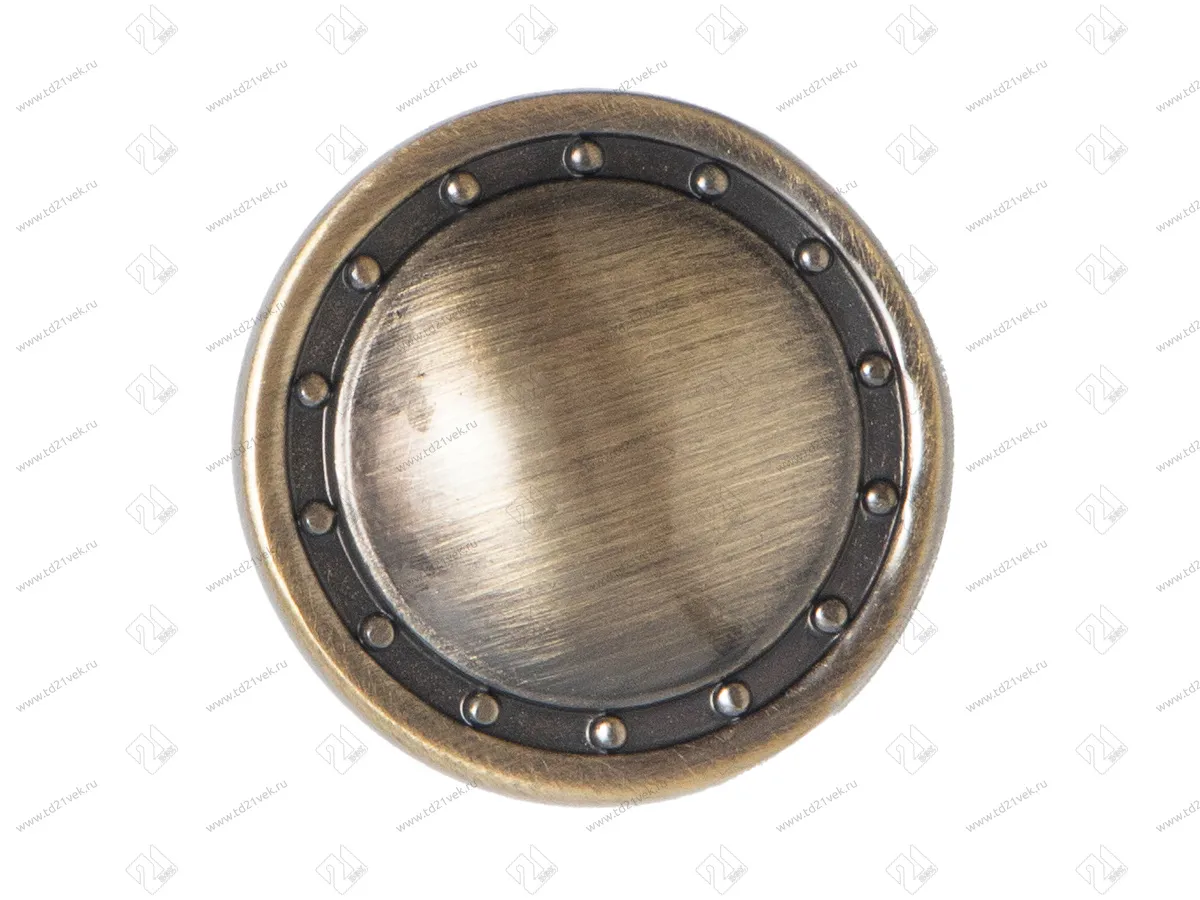 FH.0017.000.AB Ручка-кнопка, диам. 27 мм, бронза <100/500> 3