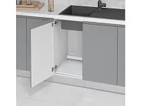 S-2262-W Поддон гигиенический под мойку Starax в базу 600мм (620x580x40) белый