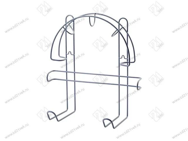 Держатель для шланга пылесоса 
(310х330х150 мм), металлик серебристый <1> 1