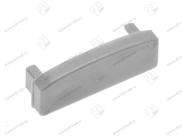 PA-ZASGLAXNK-00 Заглушка для алюминиевого профиля (лакированная) GLAX (серый) накладная (уп -10 шт.) 1