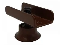 Опора регулируемая П-образная коричневая, М8, d27, h15-30мм, для плиты 16мм