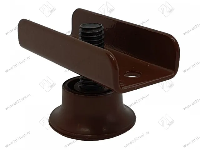 Опора регулируемая П-образная коричневая, М8, d27, h15-30мм, для плиты 16мм 1