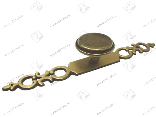 RC039AB.5 Ручка-кнопка, старинная латунь <25> 1