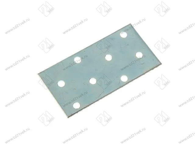 Пластина крепёжная  80*40*1.5, цинк <200> 1
