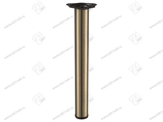 Опора регулируемая для стола 60*820 площадка бронза античная N0000-820 AB <4> 1