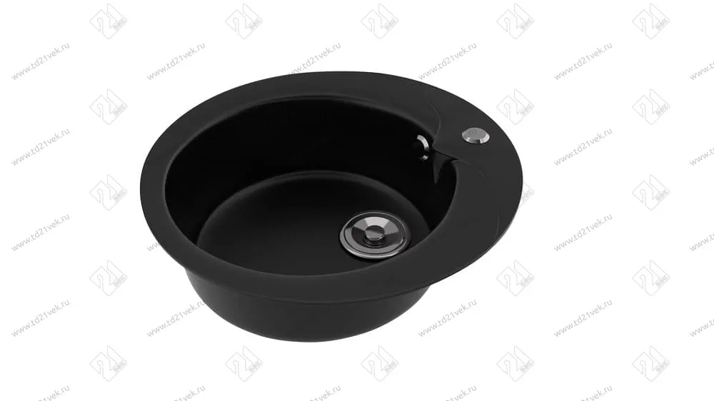 Мойка каменная Капелла d=470/380мм, глубина-165мм (Эклипс) матовая МPRX 1 1