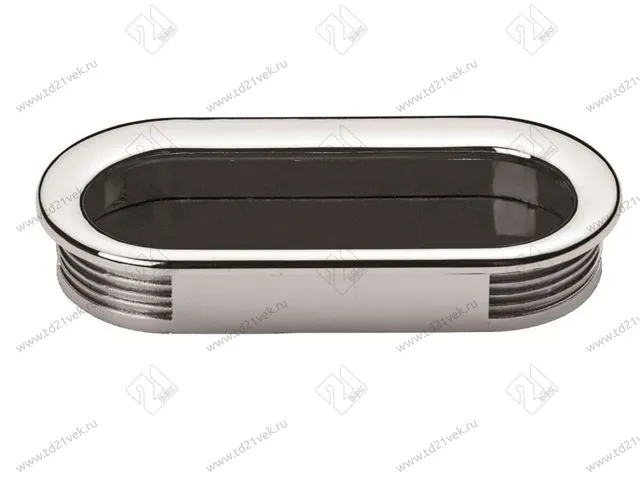 Ручка"Оскар" 5144-02   врезная овал (мат.никель)<20/600> 1