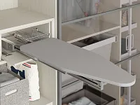 S-6616-G Выдвижная гладильная доска с фасадом в 400 базу, Starax, серый