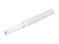 AMF14/W Упор-защелка фасада c толкателем push-to-open, скр крепления, белый <100>