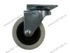 Опора колесная 321, нагрузка 30 кг, d50 мм, h63 мм, резина, серый превью 1