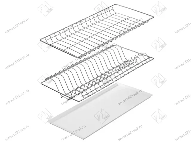 Сушка для посуды в базу 700 мм, отечественная, для ЛДСП 16мм, хром крашенный 1