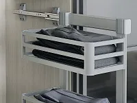 S-6272-G (S-6272) Корзина для одежды Starax, 3-х уровневая, (280х485х920 мм), правая