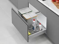 S-2564-G Система сортировки в базу 900 мм, Starax Order 2, (840-800x490-415x305 мм), серый