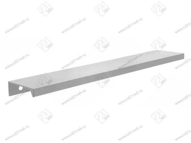Профиль-ручка торцевая 192мм (L220мм) алюминий матовый 1