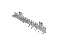 S-6555-G Вешалка для галстуков и ремней, Starax, (85х460х90 мм), правая