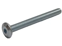 Винт с плоской головкой М6хL60мм, N=4, цинк