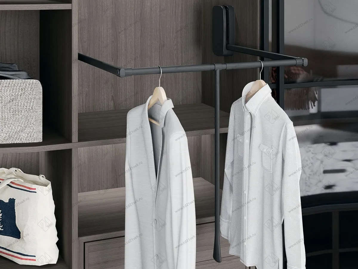 S-6012-A Пантограф Starax, (850-1150x130x800 мм), нагрузка 12 кг, антрацит 1