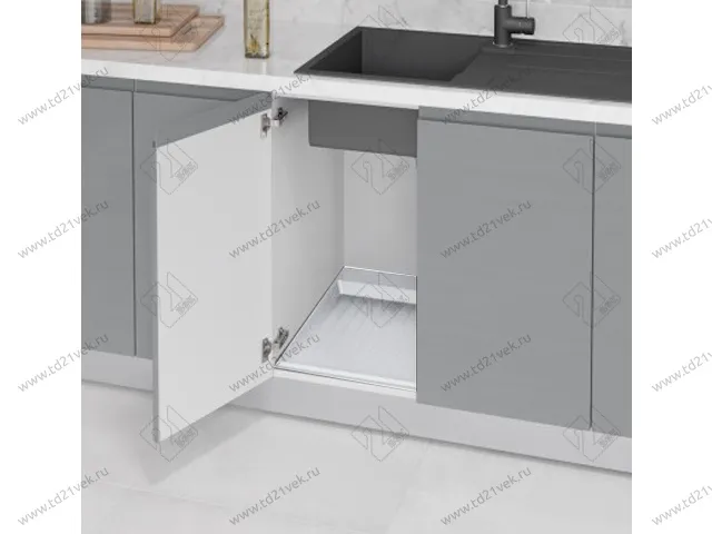 S-2262-W Поддон гигиенический под мойку Starax в базу 600мм (620x580x40) белый 4