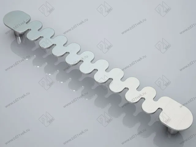 K220-192-22 Скоба Metax 192 мм (мат.хром) <25/125> 1