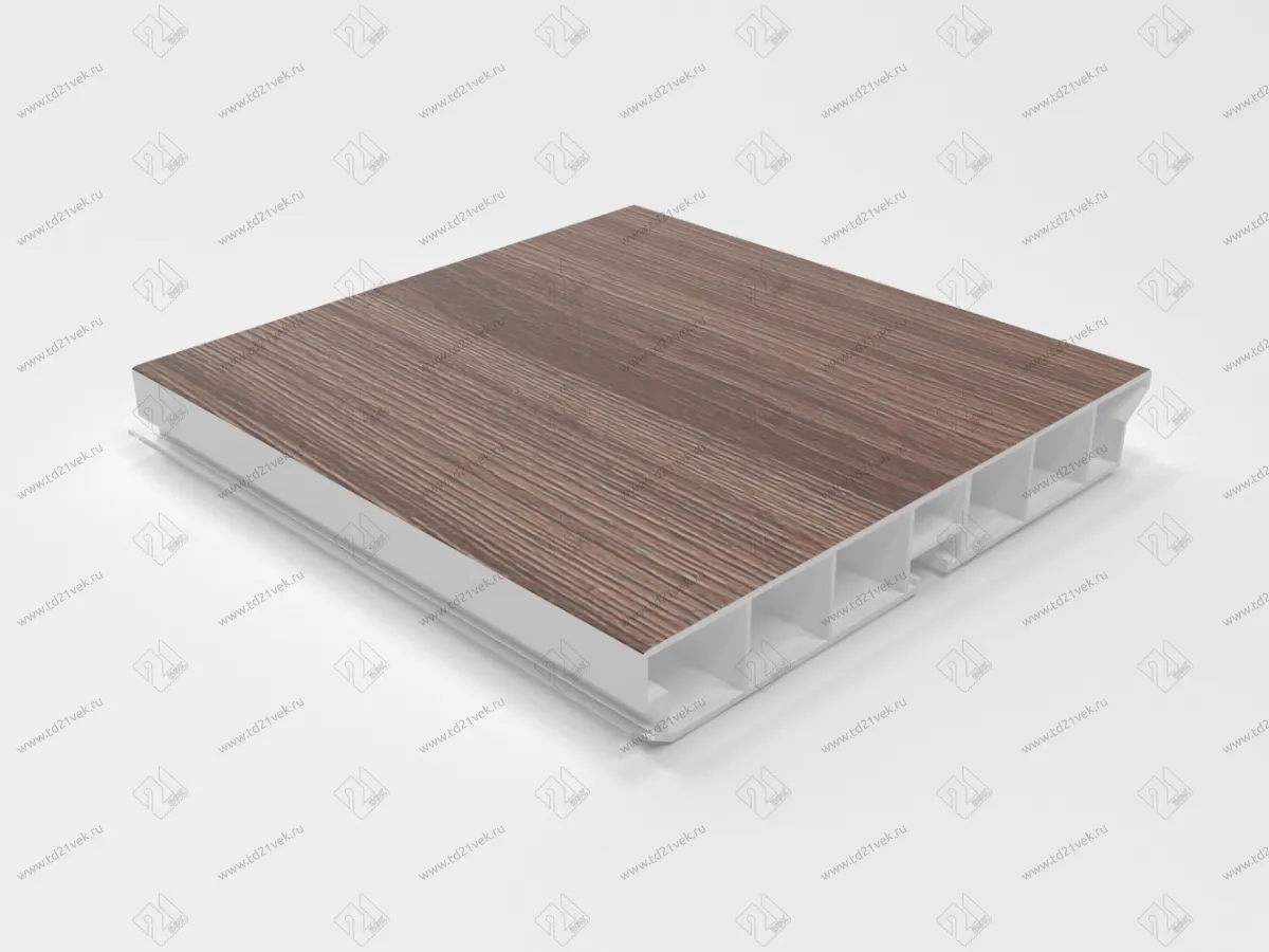 Цоколь кухонный 3,2 м, ясень шимо темный  (с уплотн) <10> 1