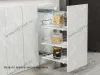 S-2242-C Бутылочница 250, Starax, 3-х ярусная, направляющие Blum Tandem, (205х470х635 мм), левая превью 4
