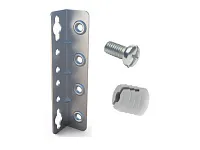 102-08-25-403 Стяжка Mesan кроватная L128*25мм толщина 1,2 мм, цинк (комплект- 4шт.) <50>