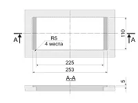 11.800.02.036 Блок роз.выдв.гориз,сер,роз-ки 2хEU;2xUSB3,0; 1xLAN;2xHDMI,265х118х66мм,каб. с вилк. 2м