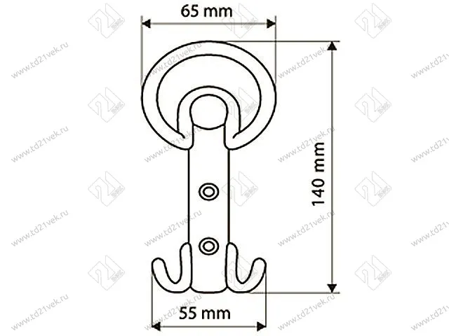 Крючок ОСКАР 13.084-05 (золото) <15/180> 2