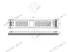 06.800.01.363 Блок питания стаб. напр. для LED, плоский, 220VAC/12VDC, max 200Вт, IP20, с защитой от КЗ и перегрузки, алюминевый корпус,  306х53х22мм превью 2