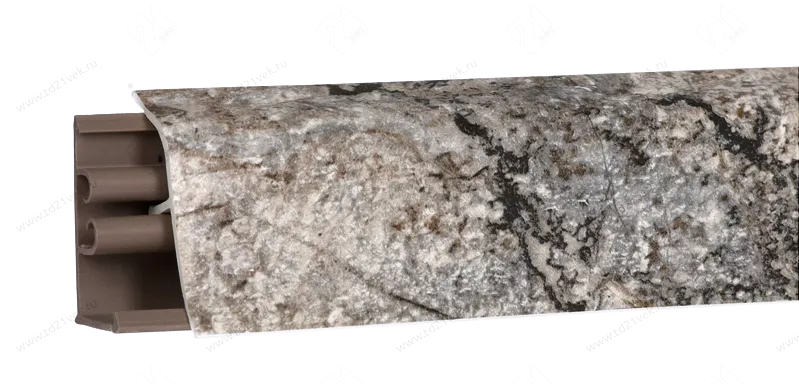 Плинтус RUS LB-38 №041 (Мрамор серый) 3,0 м (№ 210) <1/12> 1