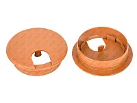 Заглушка кабель-канала, круглая, d=62 № 1, светло- коричневый