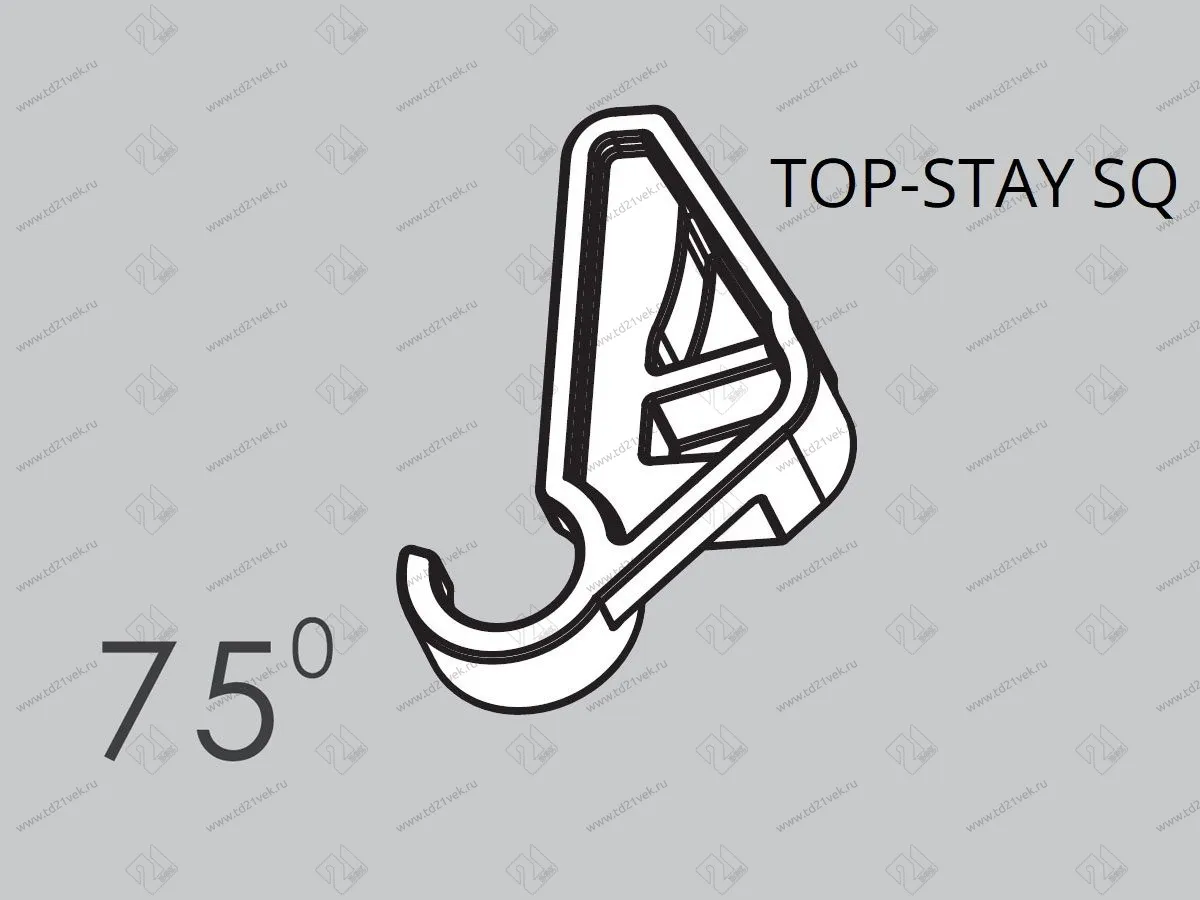SQW75 / 0016265 Ограничитель угла открывания фасада до 75° для TOP-STAYS SQ <1/> 1