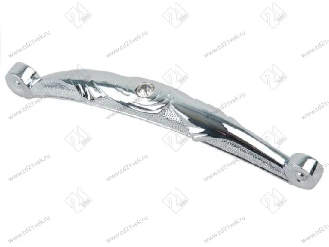 CRL16-128 Ручка-скоба с кристаллами, хром <60/300> 1